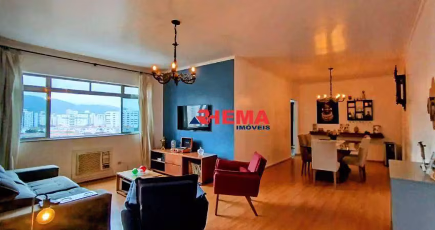 Apartamento com 3 dormitórios à venda, 180 m² por r$ 947.000,00 - gonzaga - santos/sp