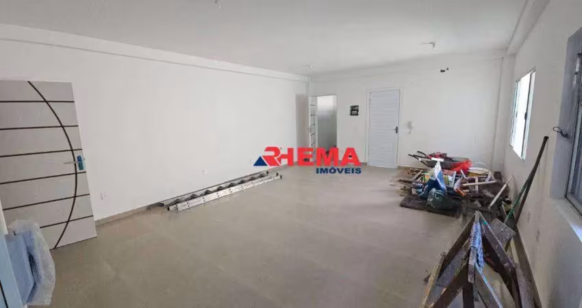 Sala para alugar, 40 m² por r$ 2.950,01/mês - marapé - santos/sp