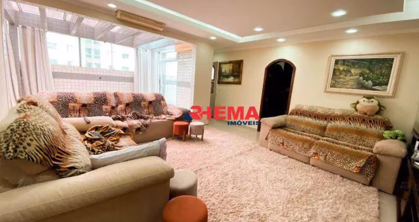 Cobertura com 5 dormitórios à venda, 353 m² por r$ 2.750.000,00 - aparecida - santos/sp