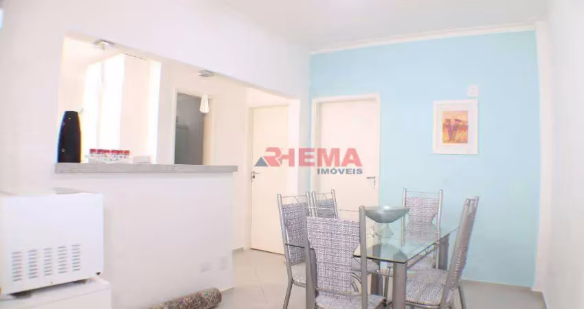 Apartamento com 2 dormitórios à venda, 55 m² por r$ 480.000,00 - aparecida - santos/sp