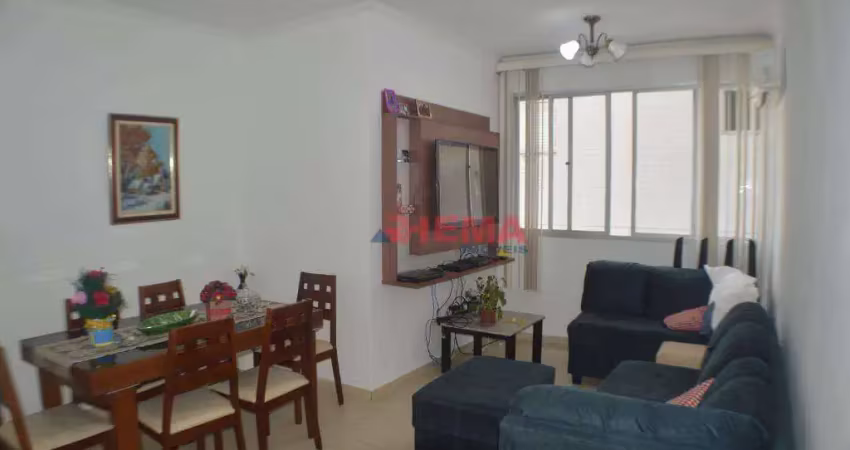 Apartamento com 2 dormitórios à venda, 120 m² por r$ 580.000,00 - embaré - santos/sp