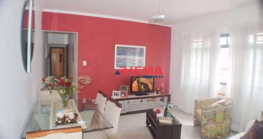 Apartamento com 2 dormitórios à venda, 80 m² por R$ 520.000,00 - Campo Grande - Santos/SP