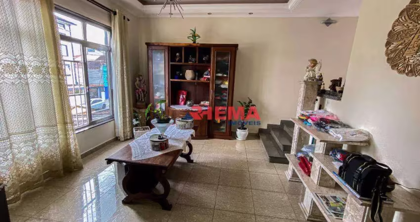 Sobrado com 4 dormitórios à venda, 219 m² por R$ 1.390.000,00 - Campo Grande - Santos/SP