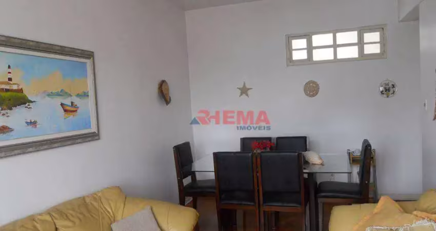 Apartamento com 2 dormitórios à venda, 80 m² por r$ 750.000,00 - josé menino - santos/sp