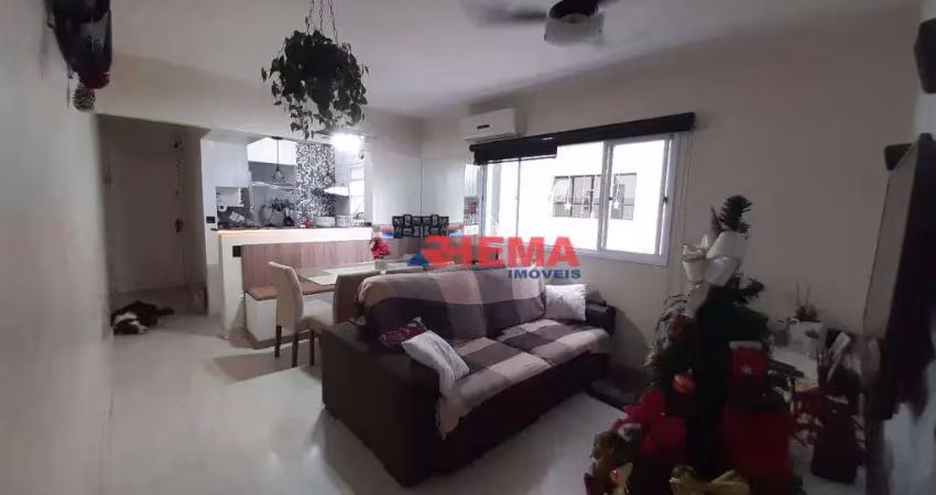 Apartamento com 2 dormitórios à venda, 57 m² por R$ 450.000,00 - Macuco - Santos/SP
