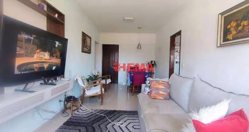 Apartamento com 2 dormitórios à venda, 102 m² por r$ 525.000,00 - encruzilhada - santos/sp