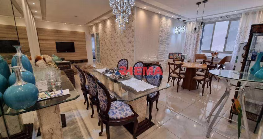 Apartamento com 3 dormitórios à venda, 138 m² por R$ 960.000,00 - Embaré - Santos/SP