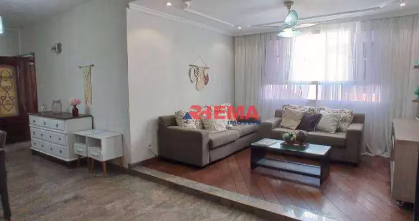 Cobertura com 3 dormitórios à venda, 287 m² por R$ 1.300.000,00 - Campo Grande - Santos/SP