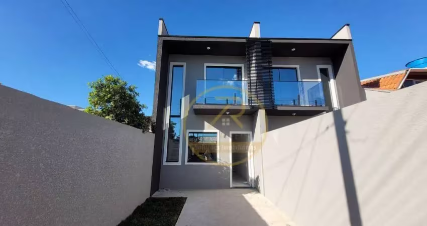 Sobrado com 3 dormitórios à venda, 85 m² por r$ 430.000 - ganchinho - curitiba/pr
