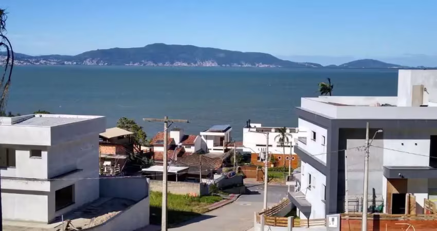 Terreno com linda vista mar na ponta de baixo são josé/sc