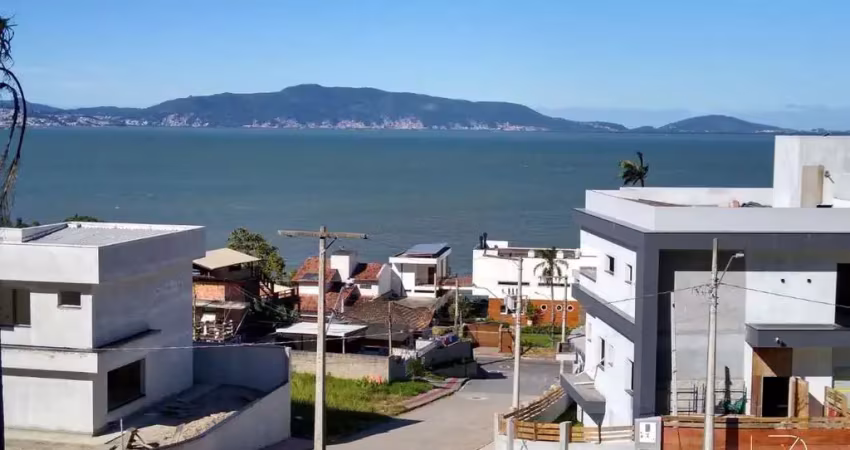 Terreno com linda vista mar na ponta de baixo são josé/sc