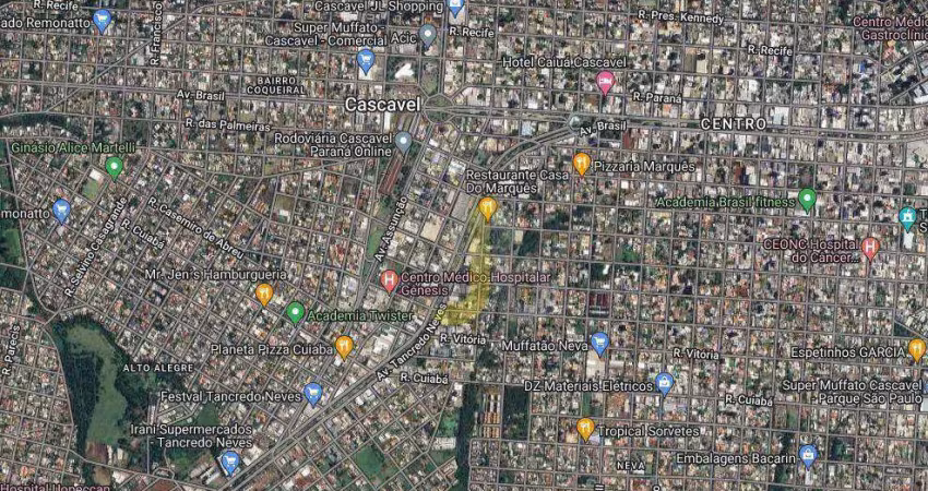 Terreno à venda na Avenida Tancredo Neves, 1166, Centro, Cascavel