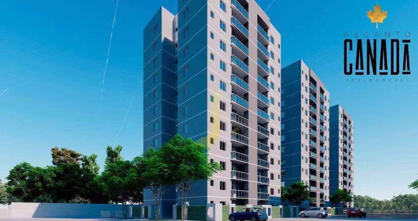 Apartamento com 2 dormitórios à venda, 62 m² por R$ 395.000,00 - Canadá - Cascavel/PR