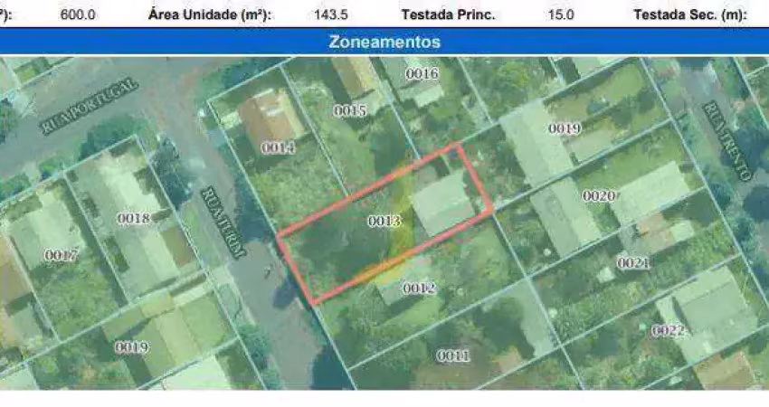 Terreno à venda, 600 m² por r$ 360.000 - cascavel velho - cascavel/pr