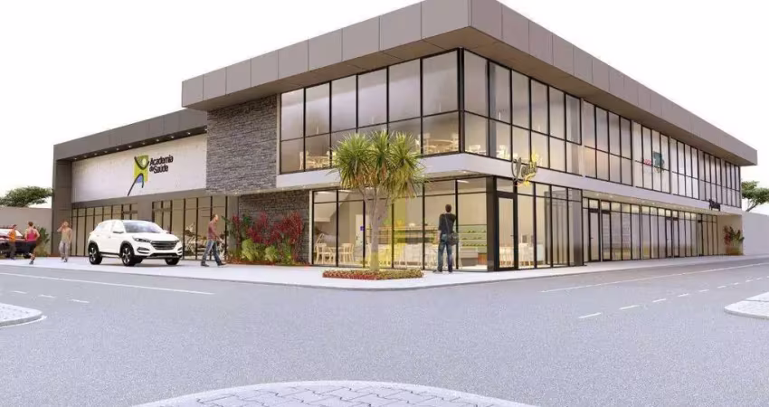 Sala comercial em cosntrução  à venda, 866 m² por r$ 4.000.000 - neva - cascavel/pr