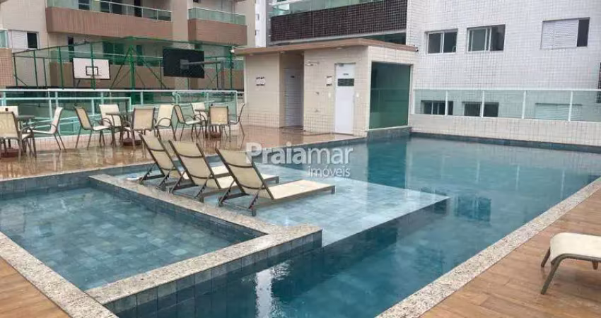 Apartamento 02 dormitórios | sacadas | 01 suíte i 02 vaga de garagem i vila tupy - praia grande.