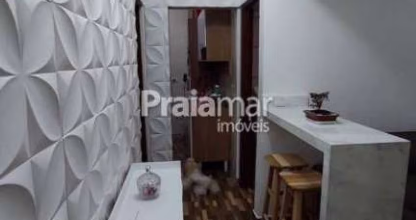 Apartamento 1 Dormitório à Venda em Santos - Pé na areia - A 2 Passos da Praia por R$ 340.000