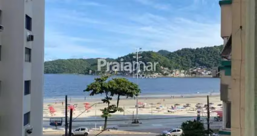 Apartamento 1 dorm com vista para o mar à venda no centro de são vicente - r$ 190.000