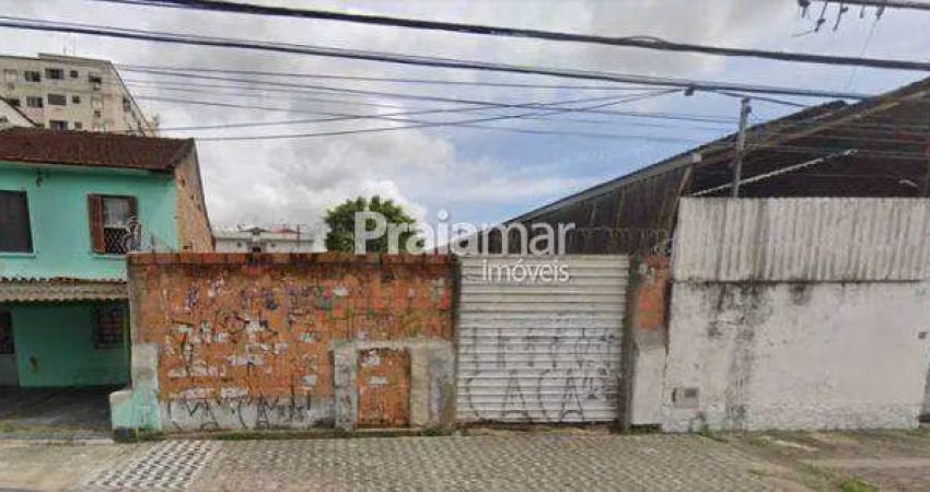 AMPLO TERRENO SANTOS - BTS - CONSTRUIMOS O IMOVEL PARA VOCE. CONSULTE-NOS!!!