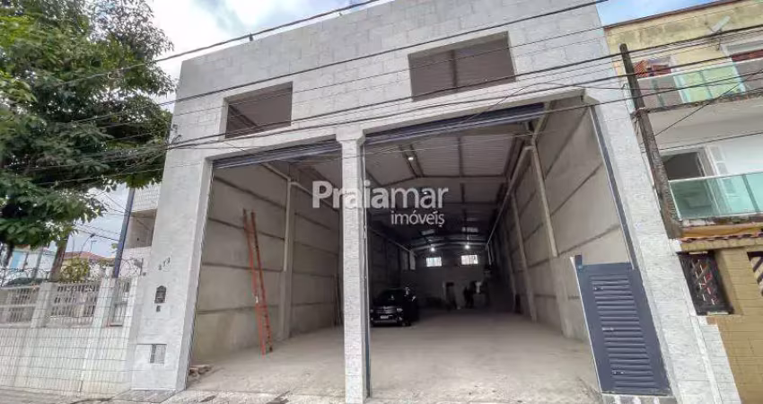 Galpão comercial prox. presidente wilson | 510m² | centro/gonzaguinha - são vicente.