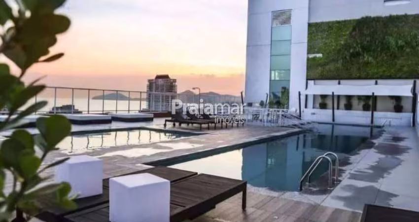 APTO ALTO PADRÃO | 1 DORMI | 2 W.C | VARANDA GOURMET | SPA | INTERNET INCLUSA | GONZAGA | SANTOS