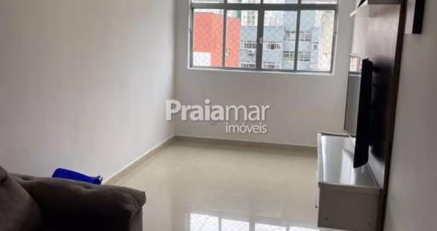 Apartamento Reformado em Vila Mathias, Santos - 2 Dormitórios, Ar Condicionado, 93m² - R$530.000