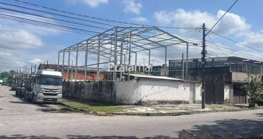 GALPÃO | MEZANINO 80M² | 450M² TERRENO | CIDADE NAUTICA - SÃO VICENTE.