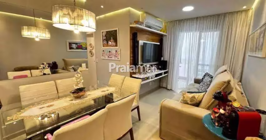 LINDO APTO 2 DORM COM SACADA I PISCINA - LAZER COMPLETO I GARAGEM COLETIVA I AREIA BRANCA- SANTOS