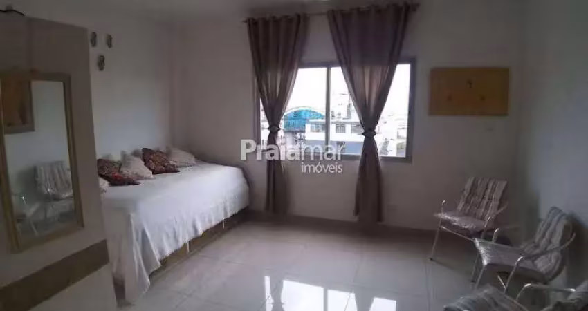 Sala living no centro de são vicente | 45m² | 1 vaga