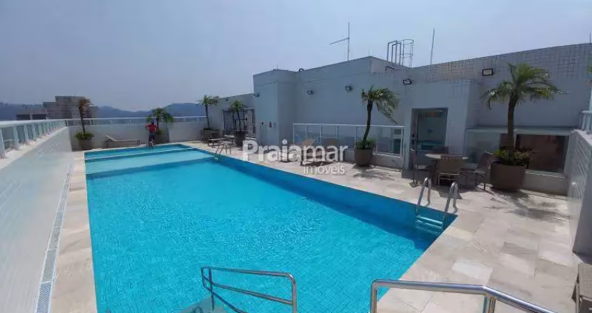 Apartamento bairro boqueirão  santos - 2 suítes, varanda gourmet, lazer completo  - r$ 5.500 pacote.