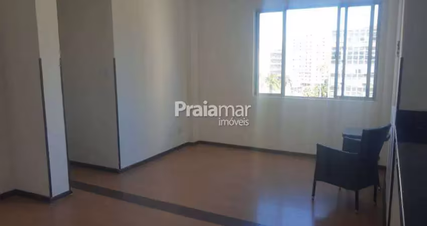 Apartamento no gonzaga, santos - 2 dormitórios e 1 vaga - r$ 550.000 à venda