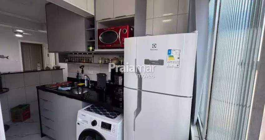 Apto reformado bairro nobre | 1 dormi | 1 w.c | 38m2 | elevador | 1 vaga | itararé | são vicente