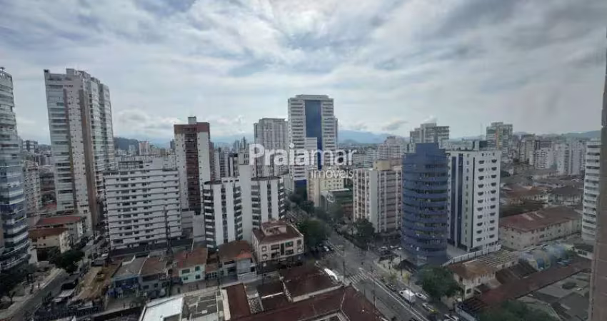 Conjunto comercial impecável | 02 salas | 01 vaga | boqueirão - santos