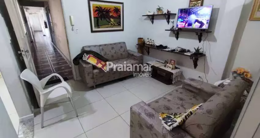 Sala living dividido i frente i escada i no centro de são vicente - venda r$ 169.000