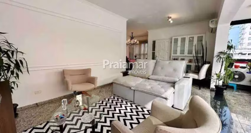 Apartamento reformado em embaré – 2 suítes, 140m², 2 vagas, r$ 1.000.000