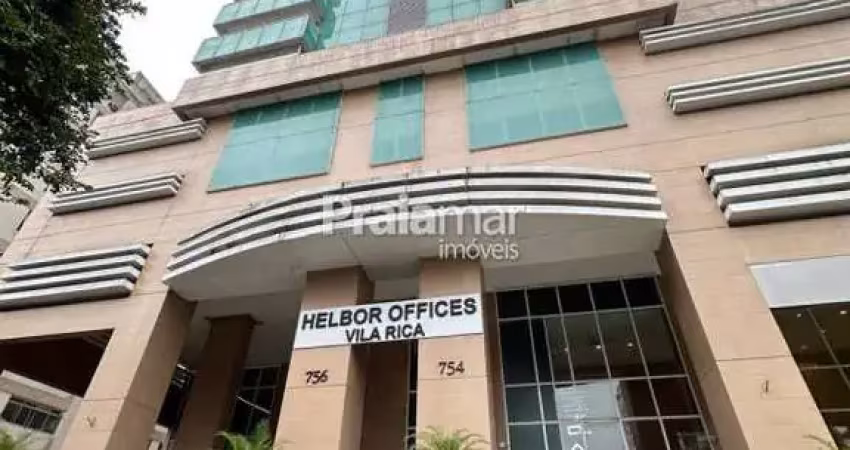 Sala comercial completa | planejada | helbor offices vila rica | santos - sp