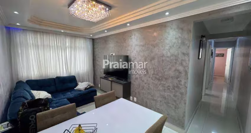 Apto reformado 1 quadra praia | 2 dormi | 1 w.c | 77 m2 | área de serviço | itararé | são vicente