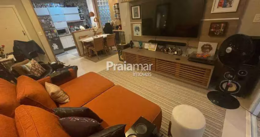 Apto alto padrão 2 dormi | 1 suíte | 3 w.c | lazer completo | 2 vagas privativas | embaré | santos