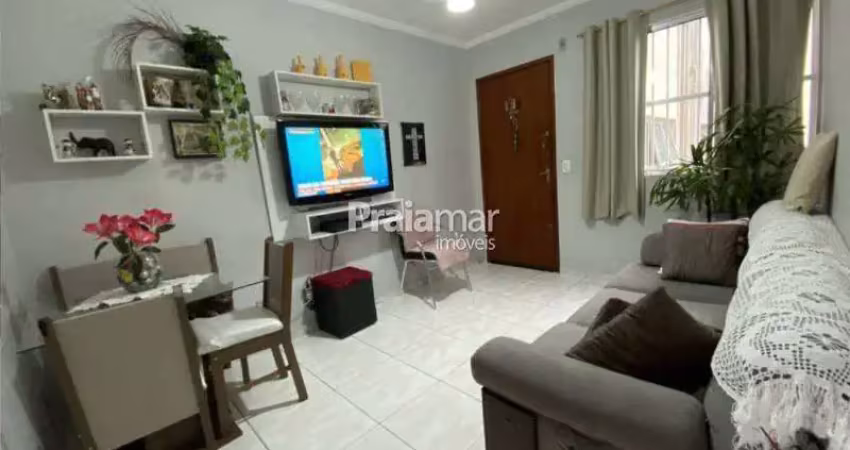 Apartamento | 02 dorm | 01 vaga de garagem | 50m² | areia branca - santos.