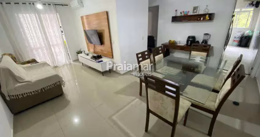 Apartamento | 03 dorm | 01 suíte | 01 vaga de garagem | 84m² | marapé - santos.