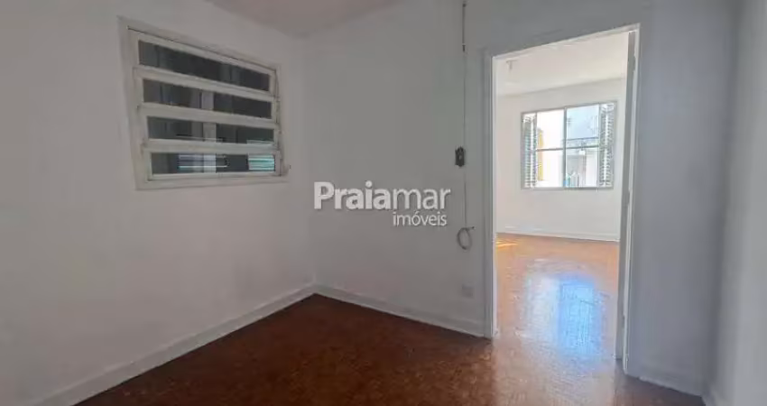 Sala living | dividido para 01 dorm | 38m² | gonzaguinha - são vicente.
