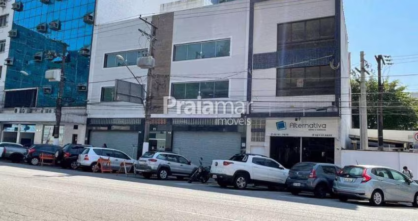 Edifício Comercial | 12 salas | 02 lojas térrea | Elevador | Centro | Santos | SP.