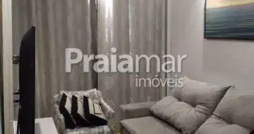 Apartamento 1 dormitorio | 58m2 | 1 vaga de garagem | vila valença - são vicente