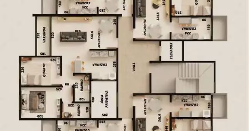 Apartamento com 2 quartos à venda na Rua Norte, Santa Branca, Belo Horizonte