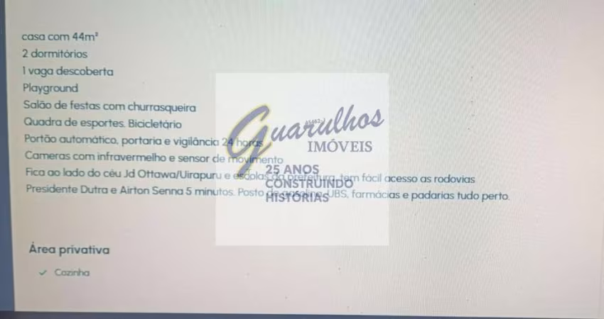 Linda área no Jd paraíso Guarulhos.