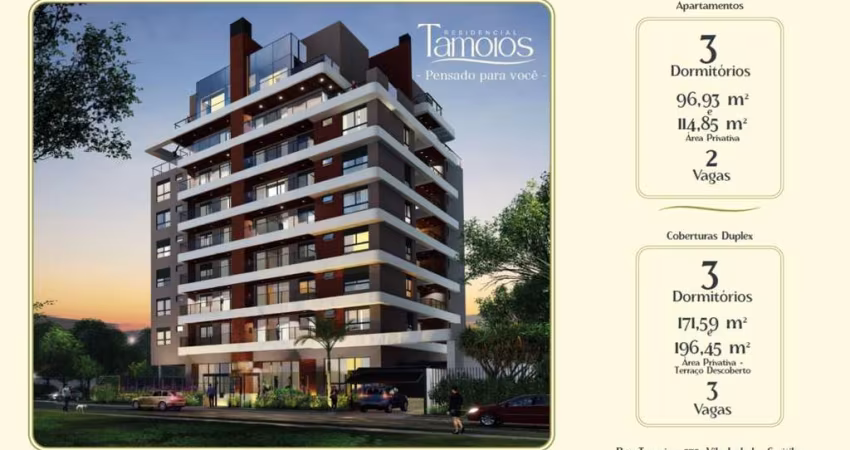 Cobertura para Venda em Curitiba, Vila Izabel, 3 dormitórios, 1 suíte, 3 banheiros, 2 vagas