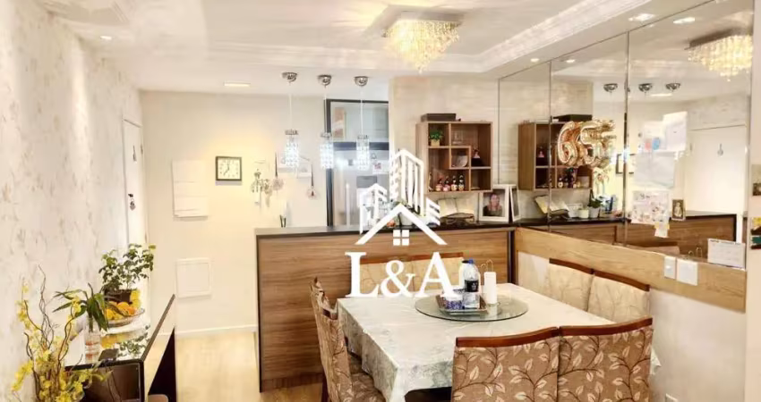 Apartamento com 2 dormitórios à venda, 68 m² por r$ 450.000 - parolin - curitiba/pr