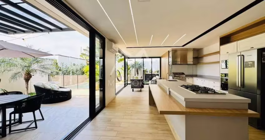 Casa de luxo no brisas da mata: 3 suítes, 3 salas, 4 banheiros, 4 vagas na cidade de jundiaí-sp.