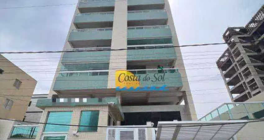 Apartamento com 1 dormitório à venda, 52 m² por r$ 300.000,00 - jardim real - praia grande/sp