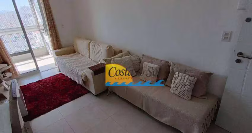 Apartamento com 1 dormitório à venda, 52 m² por r$ 440.000,00 - boqueirão - praia grande/sp